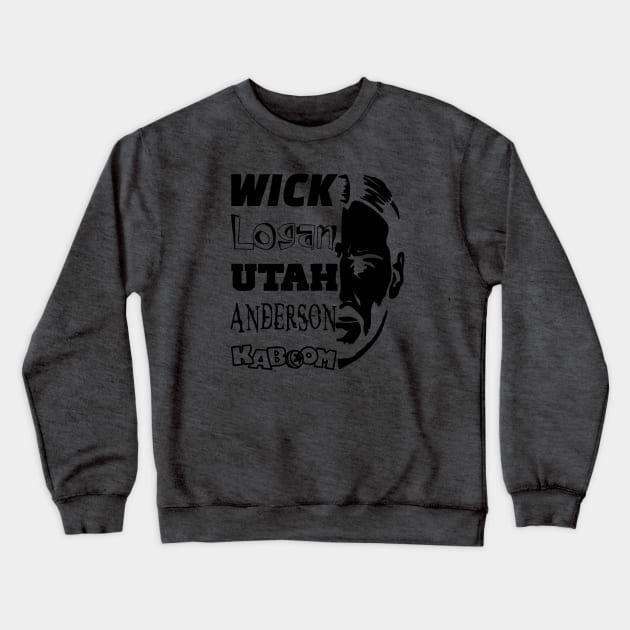 The Many Names of Keanu Crewneck Sweatshirt by Owllee Designs